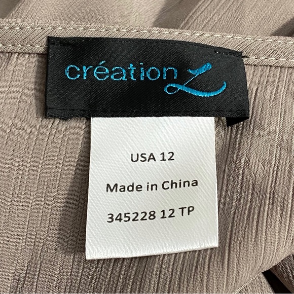 CREATION L drawstring detail on waist and sleeves longer length lace trim 12 - Picture 6 of 8